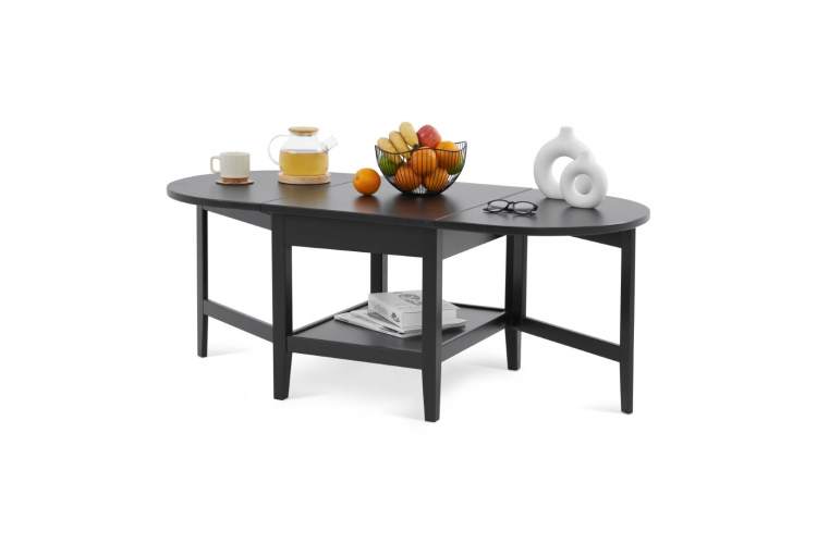 Журнальный стол ВУХТЫМ 140х65 Черный