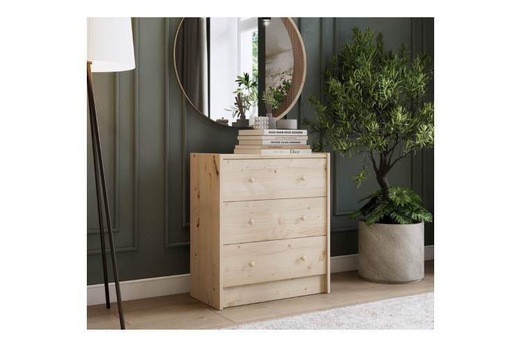 Комод РЫТЫВ 3 ящика Без отделки-2