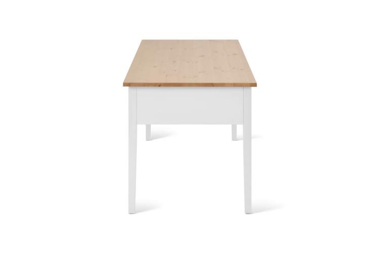 Письменный стол ВУХТЫМ 140x70 Белый/Светло-коричневый-13