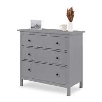 Комод КЫМОР 3 ящика Серый