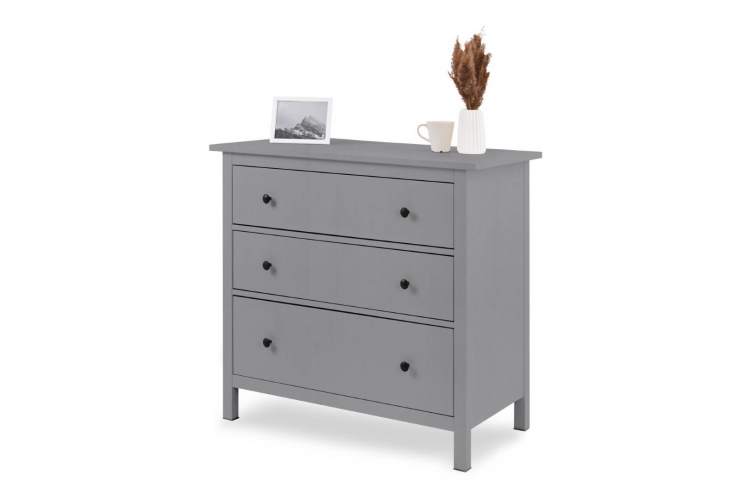 Комод КЫМОР 3 ящика Серый