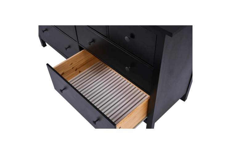 Комод КЫМОР 8 ящиков Черный-7