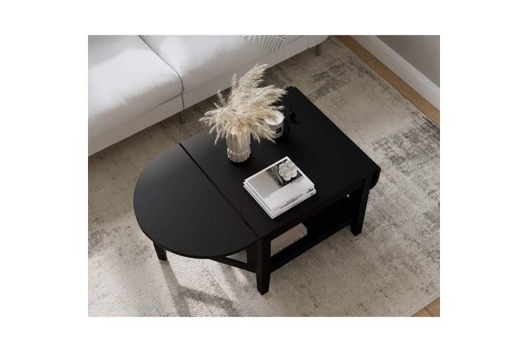 Журнальный стол ВУХТЫМ 140х65 Черный-4