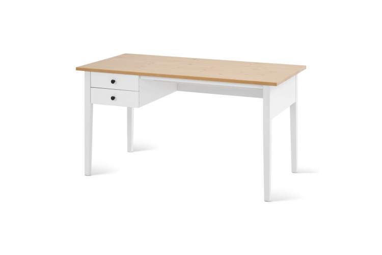 Письменный стол ВУХТЫМ 140x70 Белый/Светло-коричневый-6