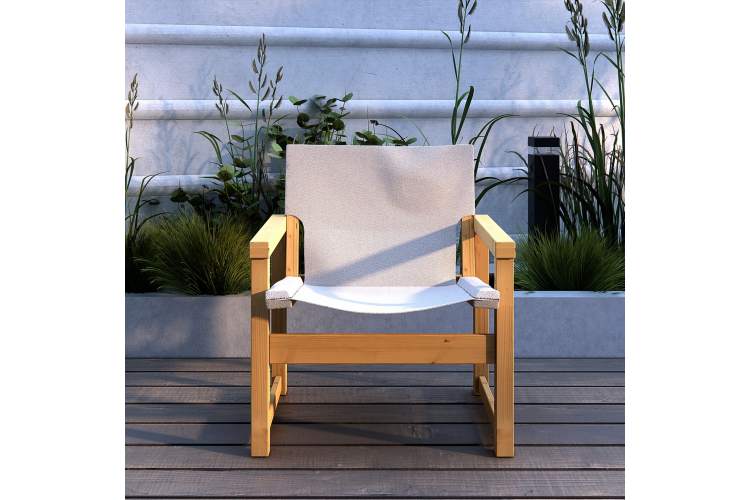 Кресло ВЫЛЬГОРТ Прозрачный лак-2