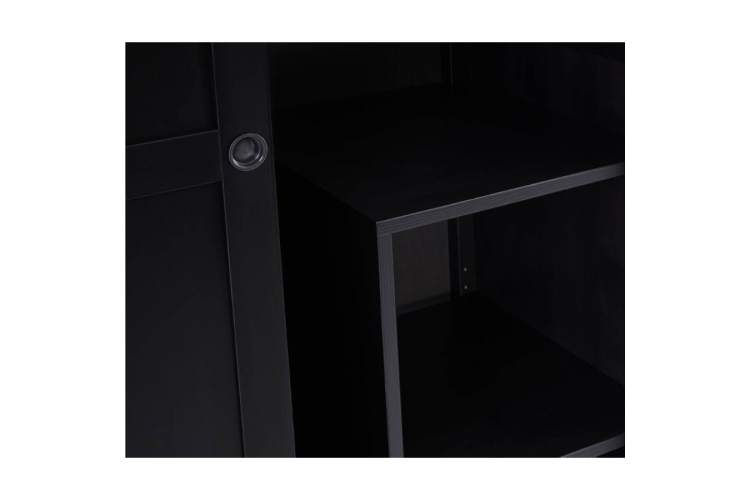 Шкаф раздвижной КЫМОР Черный/Светло-коричневый-6