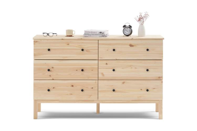 Комод ТИРАНА 6 ящиков Без отделки-1