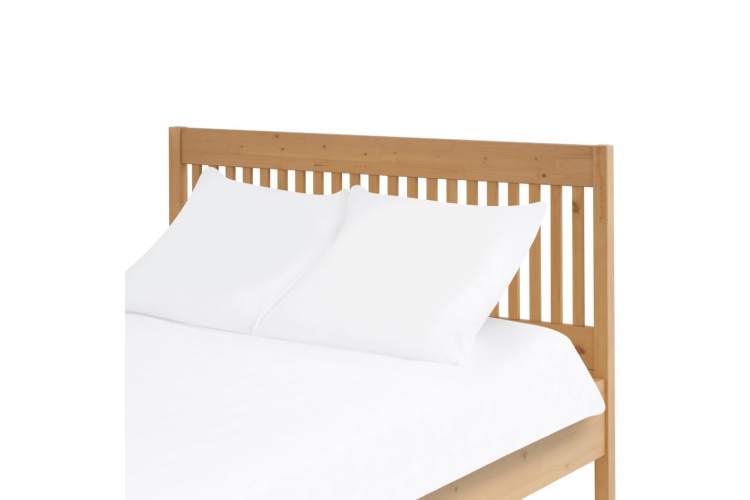 Кровать ИЛЕКСА 140х200 Светло-коричневый-9