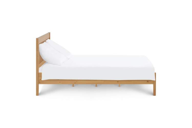 Кровать ИЛЕКСА 140х200 Светло-коричневый-7