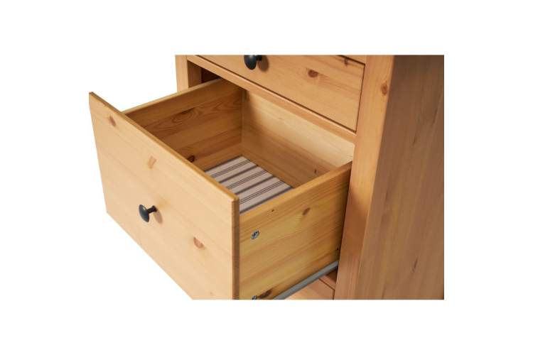 Комод КЫМОР 5 ящиков Светло-коричневый-7