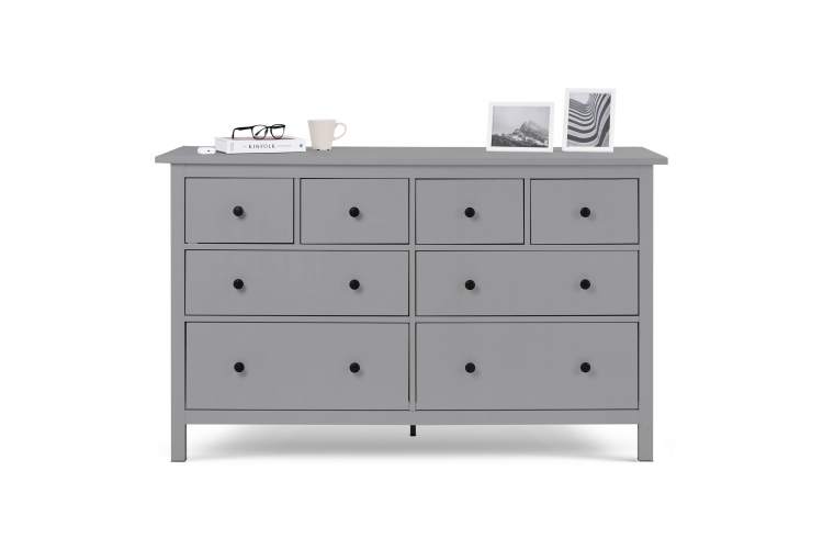 Комод КЫМОР 8 ящиков Серый-1