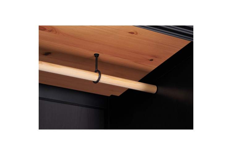 Шкаф раздвижной КЫМОР Черный/Светло-коричневый-7