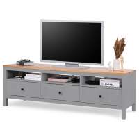 ТВ-тумба КЫМОР 183 Серый/Светло-коричневый