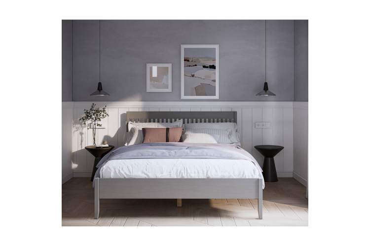 Кровать ИЛЕКСА 160х200 Серый-3