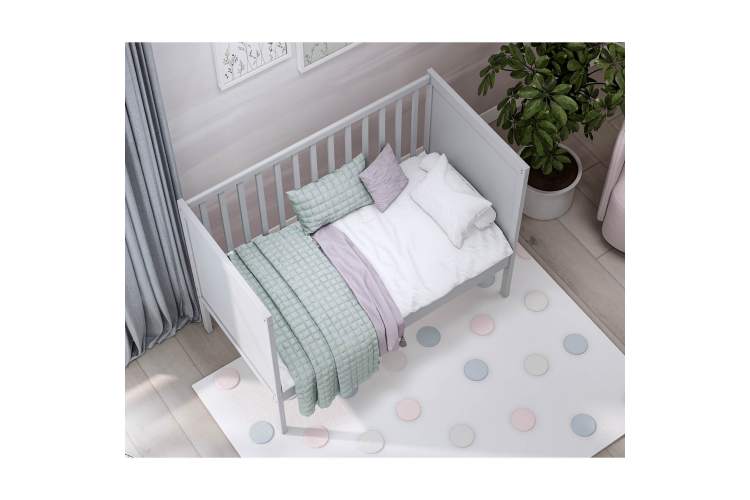 Кровать детская КОЧ 60х120 Светло-серый-4