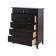 Комод КЫМОР 6 ящиков Черный