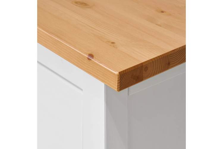 Письменный стол КЫМОР 155х65 Белый/Светло-коричневый-17