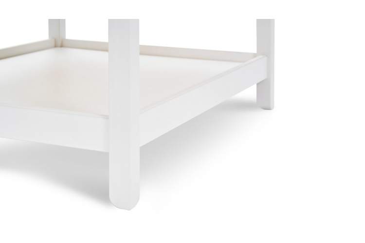 Журнальный стол КОДЗУВ 100x75 Белый/Светло-коричневый-10