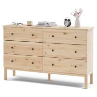 Комод ТИРАНА 6 ящиков Без отделки