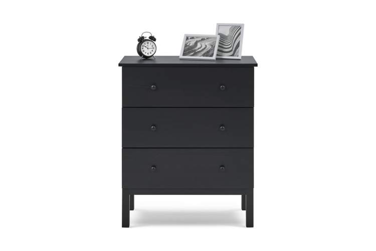 Комод ТИРАНА 3 ящика Черный-1