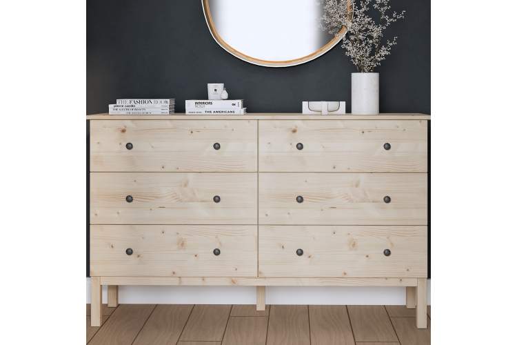 Комод ТИРАНА 6 ящиков Без отделки-2