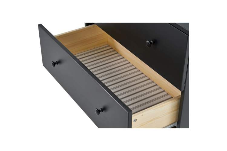 Комод ТИРАНА 3 ящика Черный-5