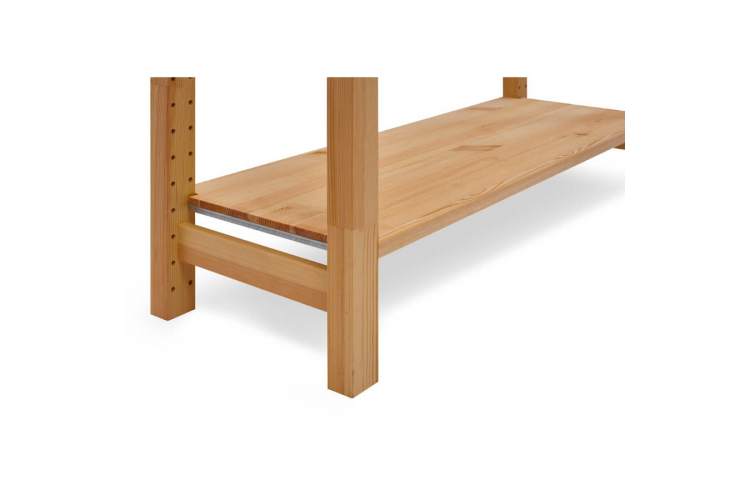 Этажерка УДОРА 5 полок 89х210х30 Светло-коричневый-7