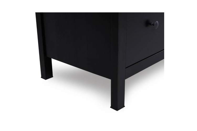 Комод КЫМОР 3 ящика МИНИ Черный/Светло-коричневый-4