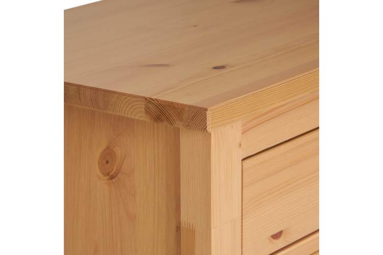 Комод КЫМОР 5 ящиков Светло-коричневый-10