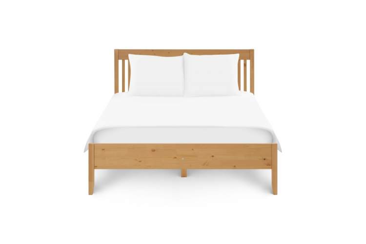 Кровать ИЛЕКСА 140х200 Светло-коричневый-1