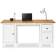 Письменный стол КЫМОР 155х65 Белый/Светло-коричневый