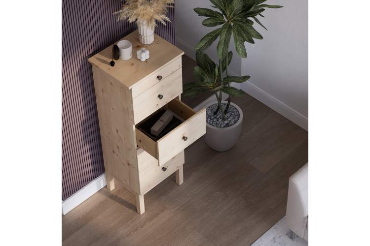 Комод ТИРАНА 5 ящиков 48 Без отделки-4