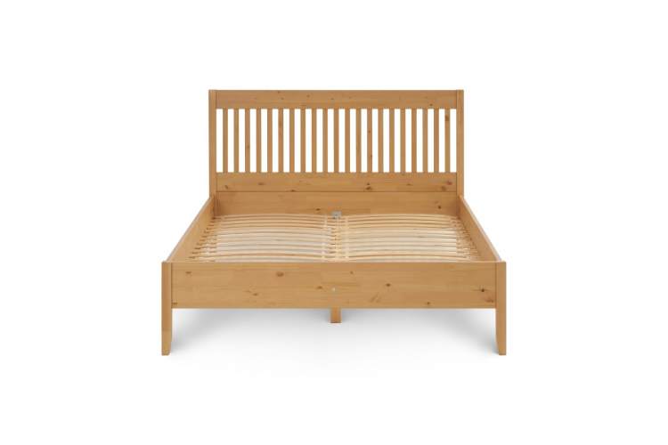 Кровать ИЛЕКСА 140х200 Светло-коричневый-6