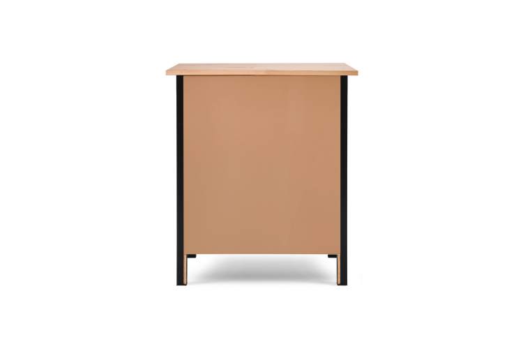 Комод КЫМОР 3 ящика МИНИ Черный/Светло-коричневый-6