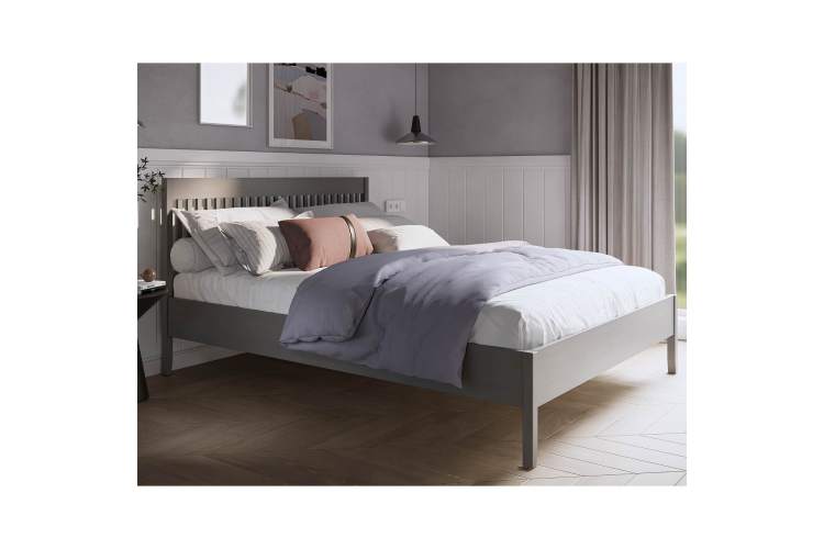 Кровать ИЛЕКСА 160х200 Серый-2