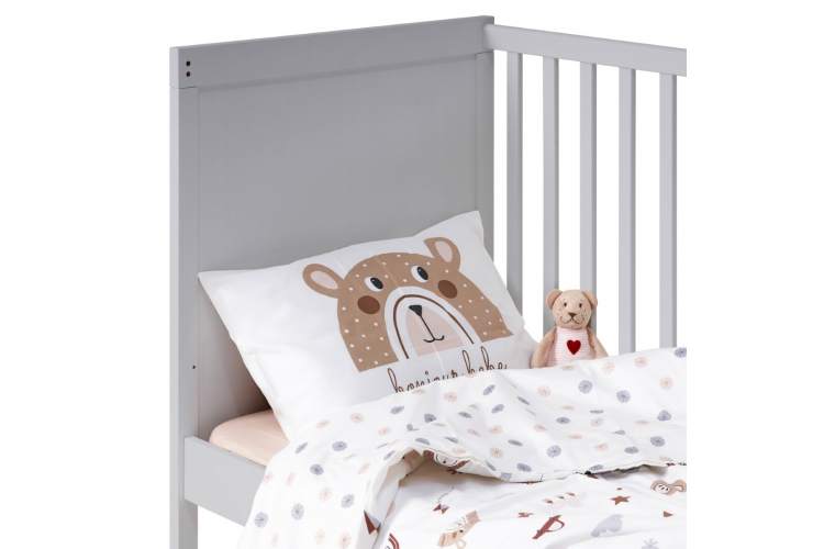 Кровать детская КОЧ 60х120 Светло-серый-12