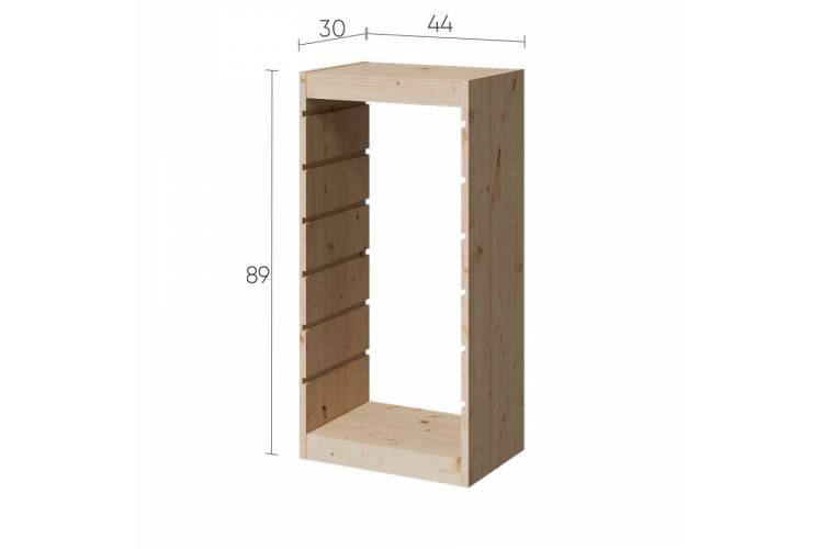 Каркас стеллажа СЫНОД 44х91х30 Без отделки-7