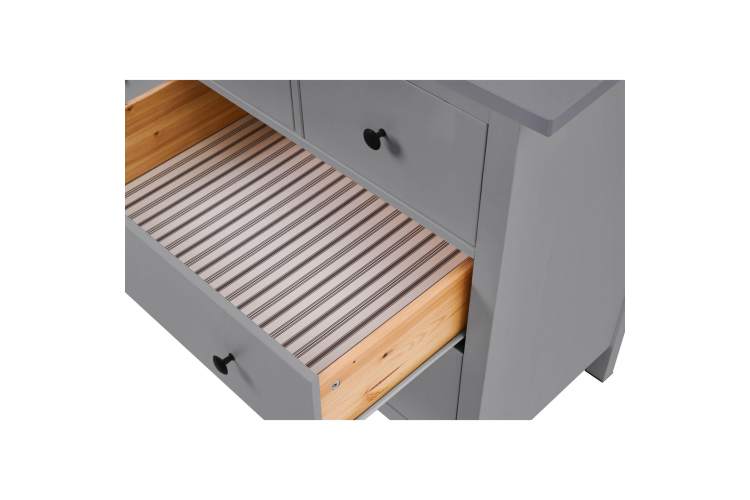 Комод КЫМОР 8 ящиков Серый-4