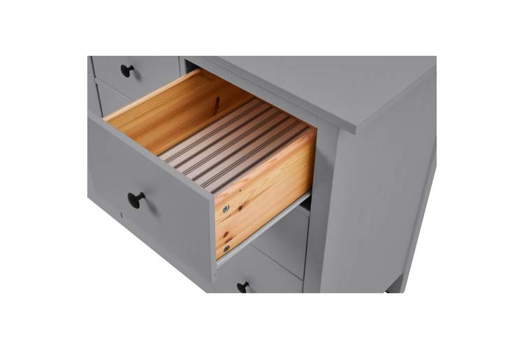 Комод КЫМОР 8 ящиков Серый-3