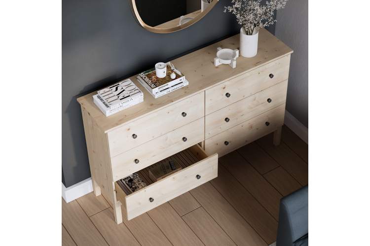 Комод ТИРАНА 6 ящиков Без отделки-4