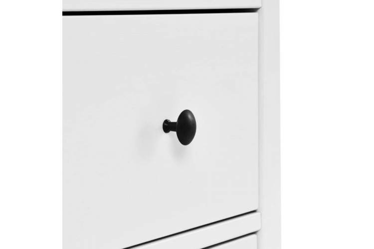 Комод КЫМОР 3 ящика Белый/Светло-коричневый-7