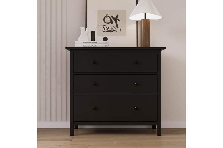 Комод КЫМОР 3 ящика Черный-2