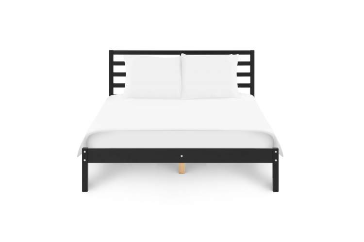 Кровать ТИРАНА 140х200 Черный-1