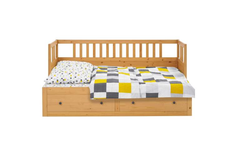 Кровать-кушетка КЫМОР с выдвижением 80x200 Светло-коричневый-5