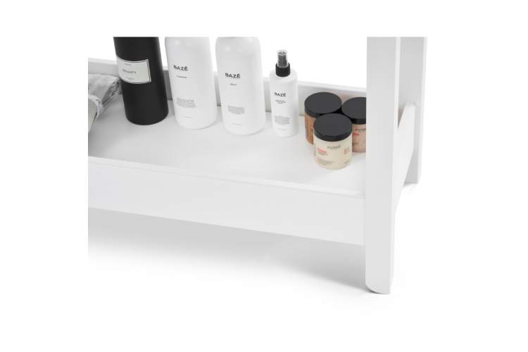 Консольный стол КОДЗУВ 100x35 Белый/Светло-коричневый-7