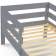 Кровать детская ОШ 80х160 Серый