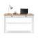 Письменный стол КЫМОР 121x47 Белый/Светло-коричневый