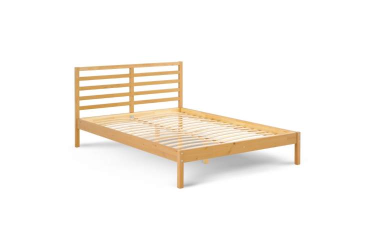 Кровать ТИРАНА 140х200 Светло-коричневый-4