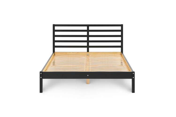 Кровать ТИРАНА 140х200 Черный-5