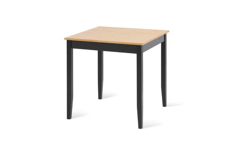 Стол обеденный ЛЫМ 74x74 Черный/Светло-коричневый-4